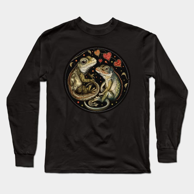 Iguana Lover Design Long Sleeve T-Shirt by Mary_Momerwids